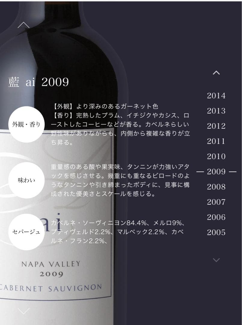 RYO様専用】KENZO ESTATE 藍 ai 2009 750m