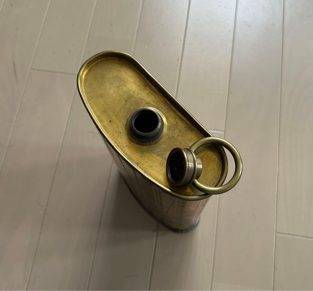 真鍮製 水筒 ボトル ジャグ 湯たんぽ フランス アンティーク - メルカリ