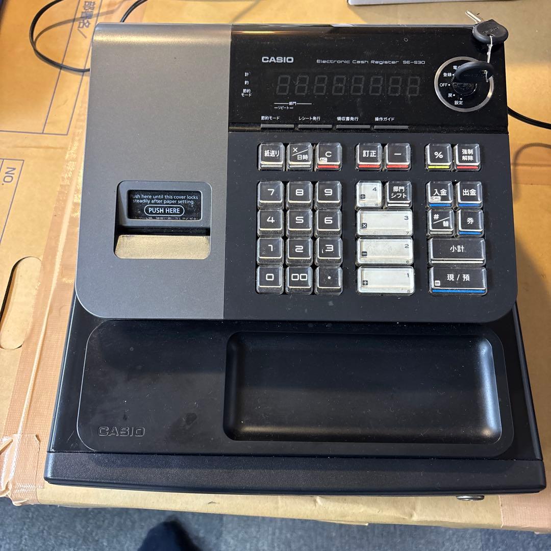 CASIO レジスター SE-S30-BK ブラック カシオ カシオ SE-S30-BK