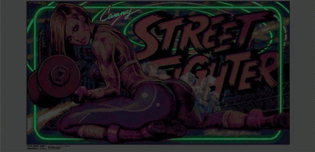 Rockin'Jelly Bean Street Fighter CAMMY Movie poster of Street