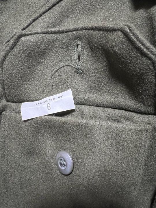 米軍 実物 ウールシャツ 後期 S-代引可