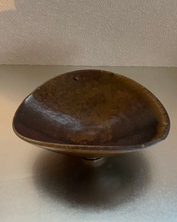 茶碗備前杉本立夫号は泥牛京都大吉主人抹茶碗桐箱入