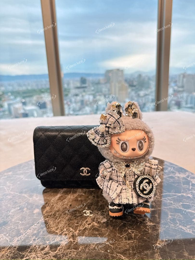 デコレーション ラブブ マカロン セサミ Macaron Sesame Bean