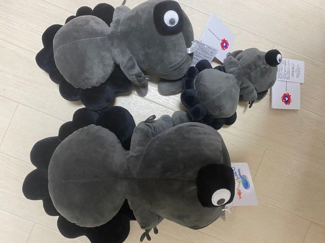 万博限定【新品/3点セット】黒ミャクミャク お手玉風ぬいぐるみ 黒