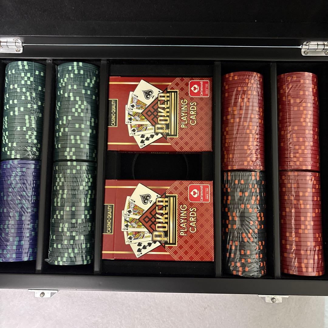 高級 ポーカー チップセット カード付き
