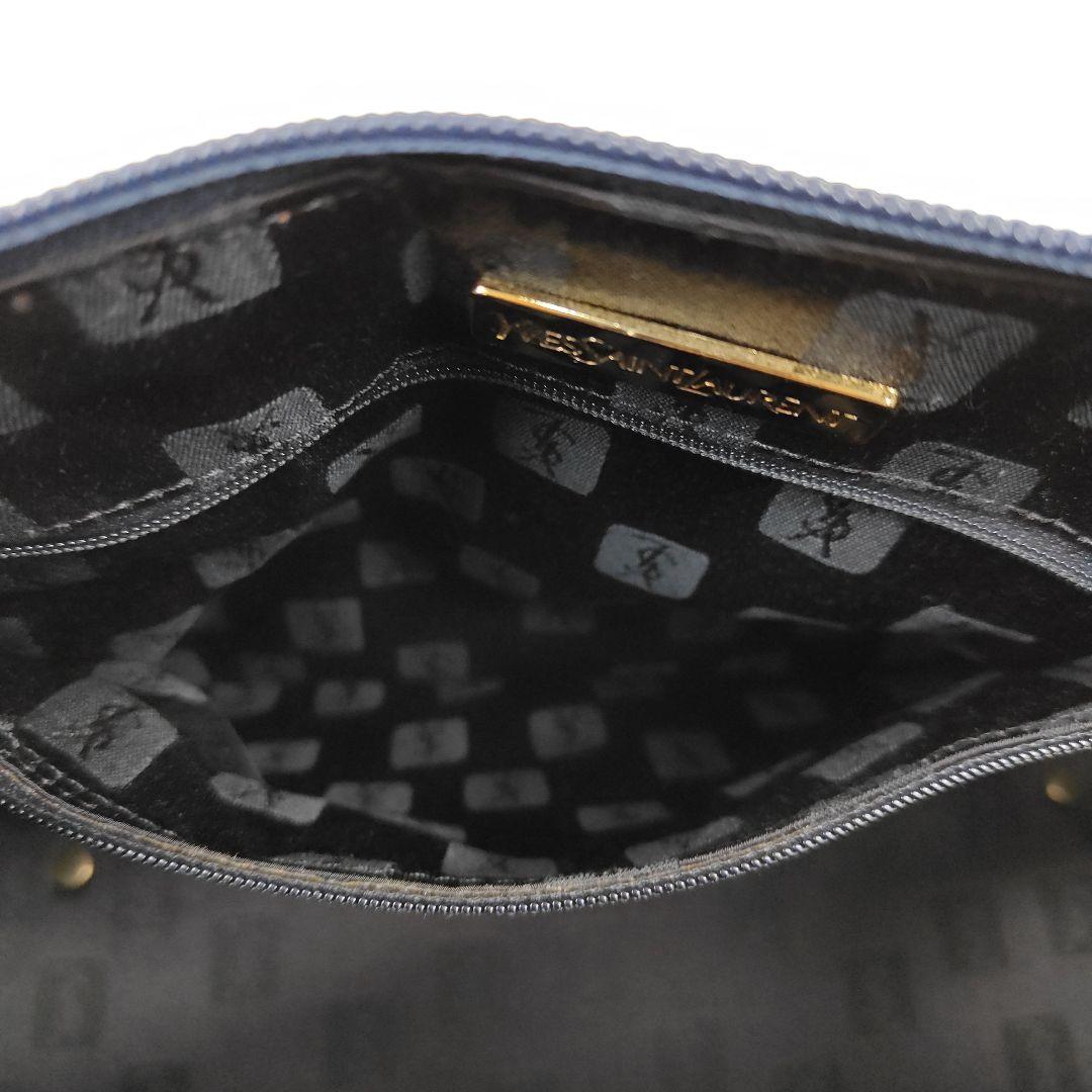 本日限定価格　イヴサンローラン　ミニボストンバッグ　　キルティング　YSLロゴ