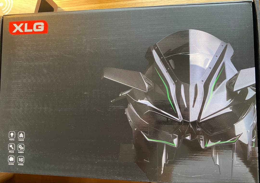 1/6 新品 Kawasaki Ninja H2R 合金モデル 音光ミスト付 - メルカリ
