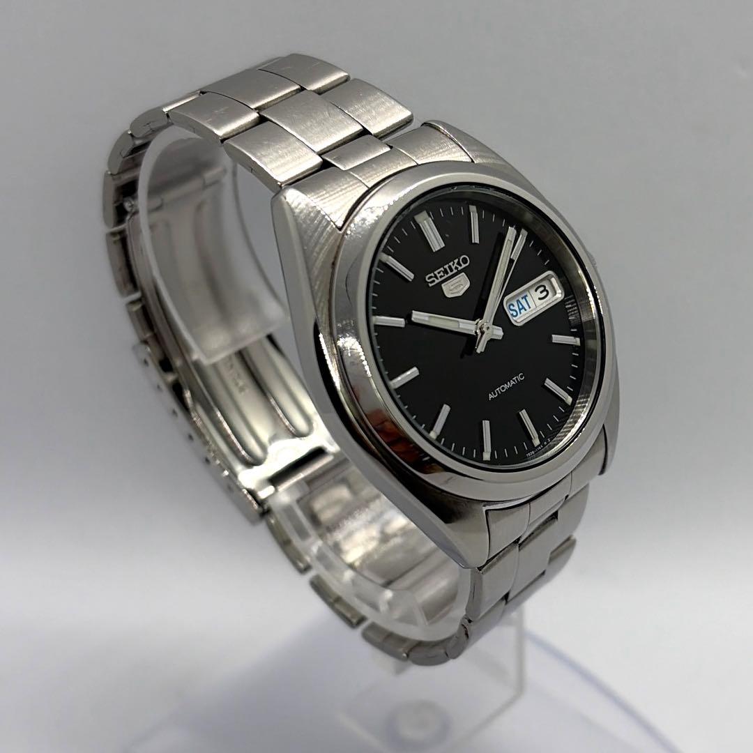 SEIKO5 裏スケ 腕時計 デイデイト 自動巻き 7S26