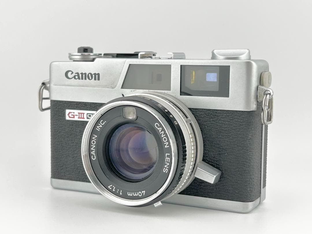 【完動品】 Canon Canonet QL17 GIII 動作確認モルト貼替済 完動品】 Canon Canonet QL17 GIII 動作確認モルト貼替済