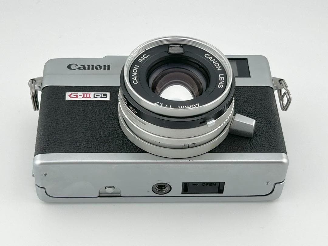完動品】 Canon Canonet QL17 GIII 動作確認モルト貼替済