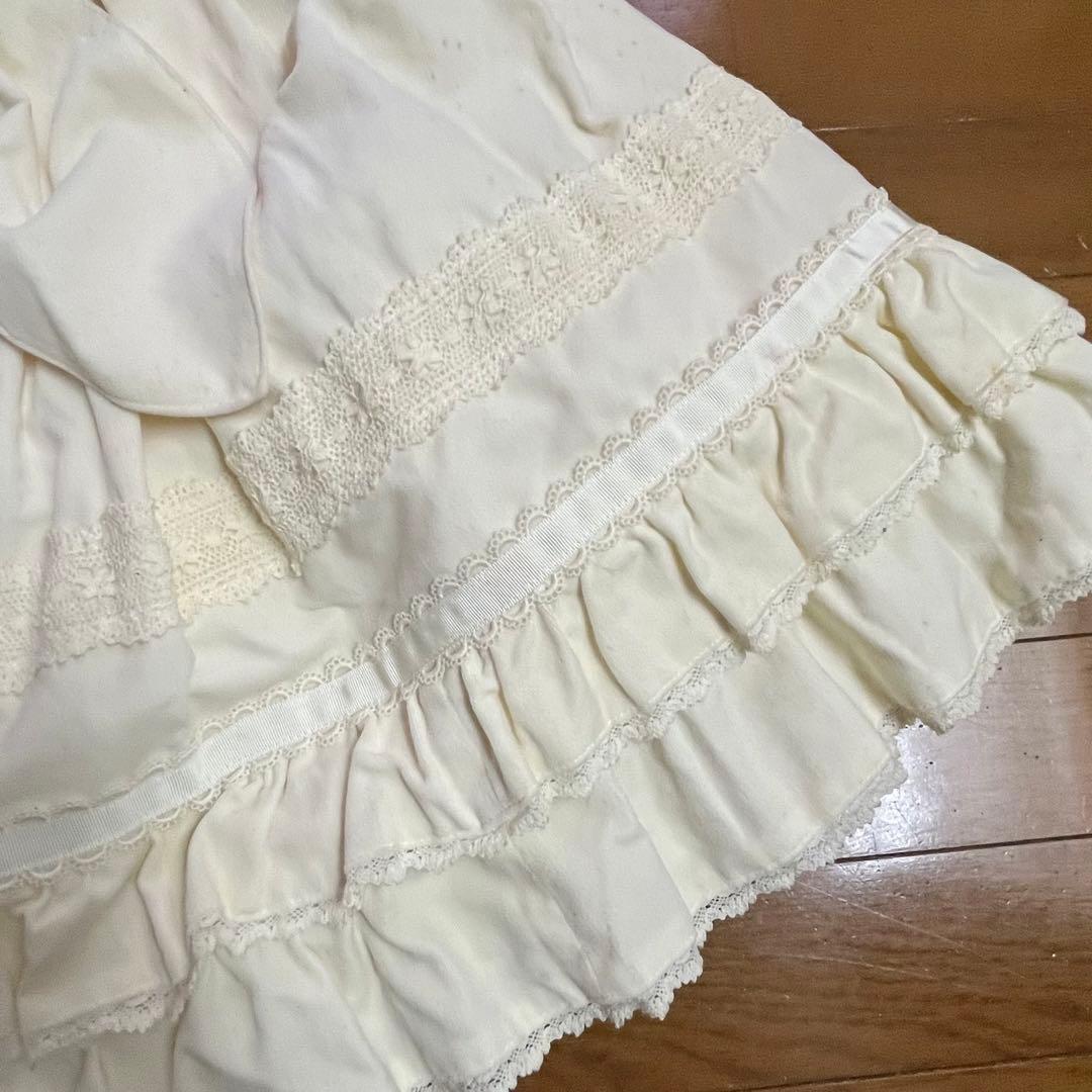 そ*ろ様 ベイビーザスターズシャインブライト スカート 秋冬 別珍 チュール付