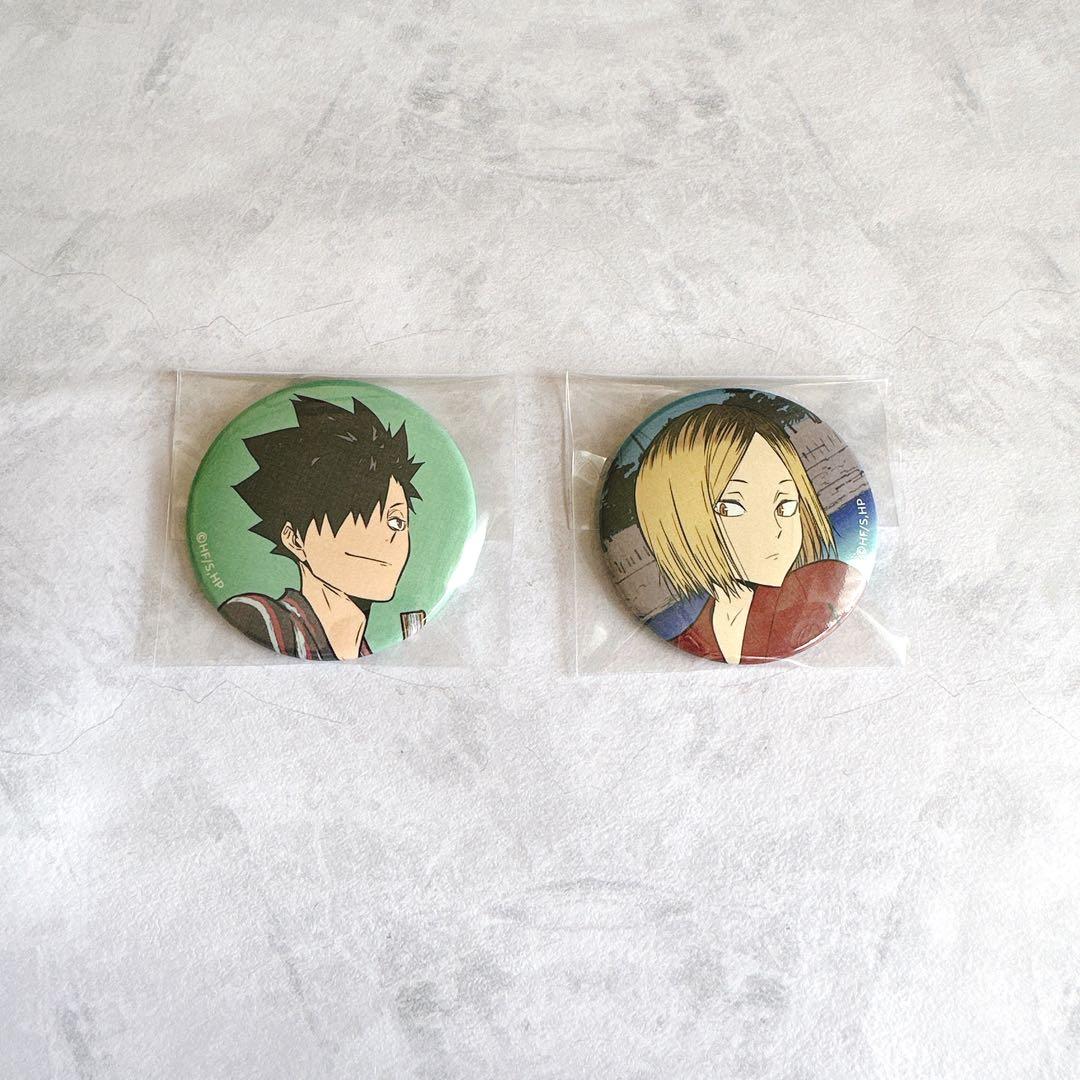 新品 ハイキュー!! 排球四季景～夏ノ陣～ 缶バッジ 黒尾鉄朗 孤爪研磨
