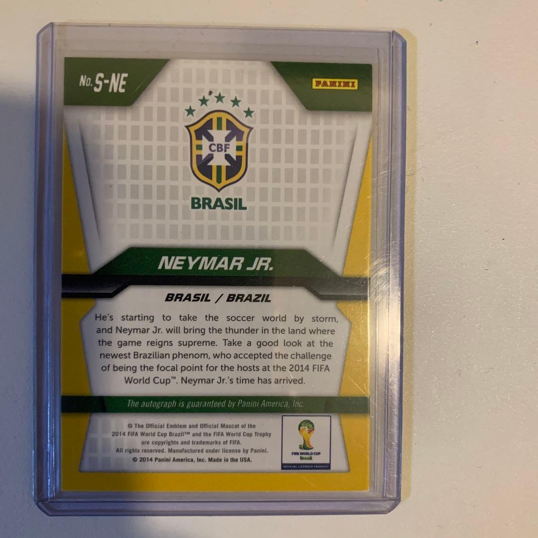 スポーツ選手 panini prizm world cup Neymar Jr auto