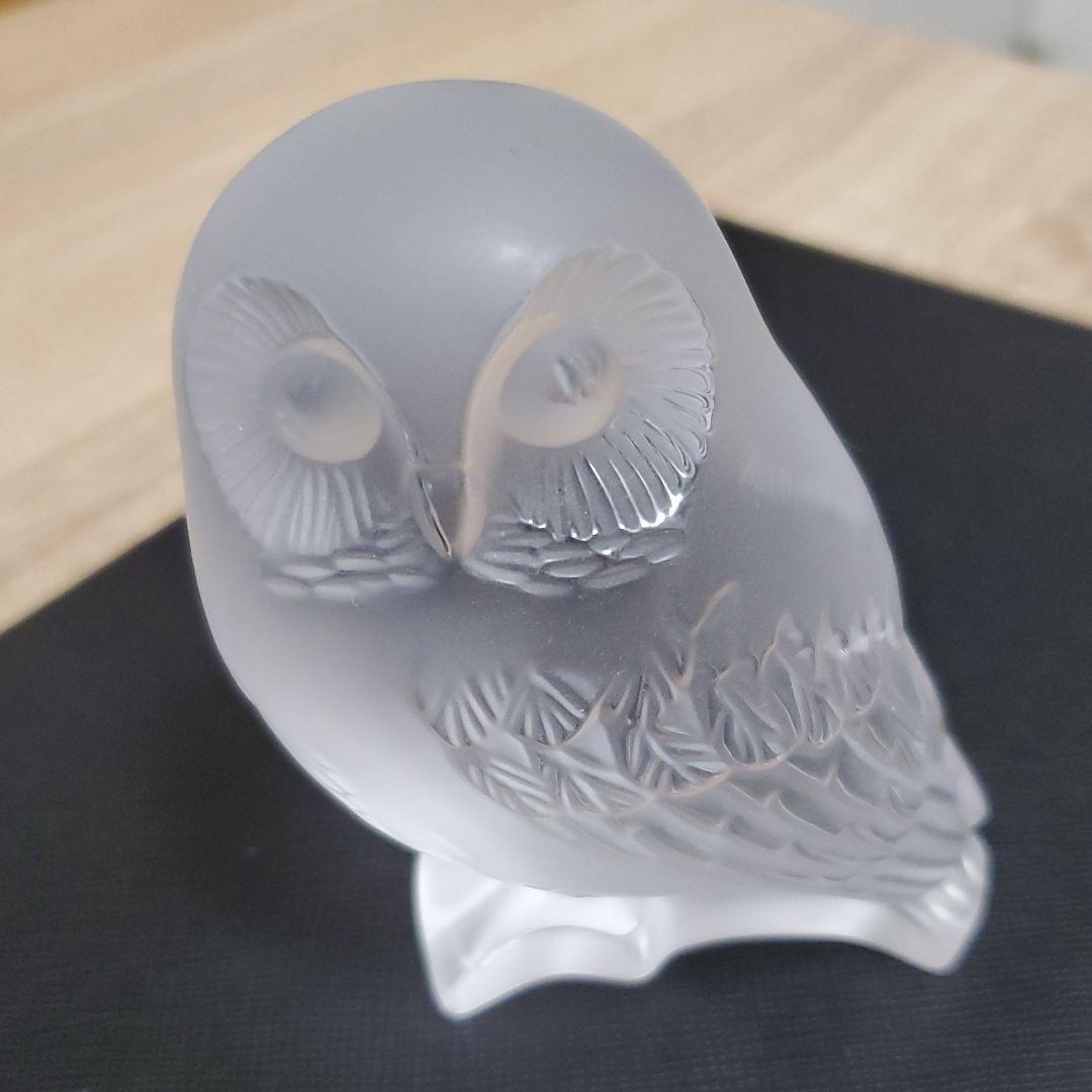 Lalique フクロウ 置物 ルネ ラリック ふくろう 置物 オパール