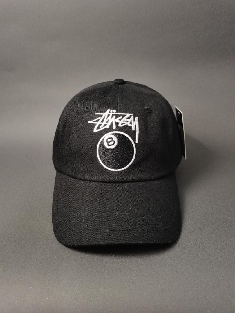 Stussy ブラック ベースボールキャップ - メルカリ