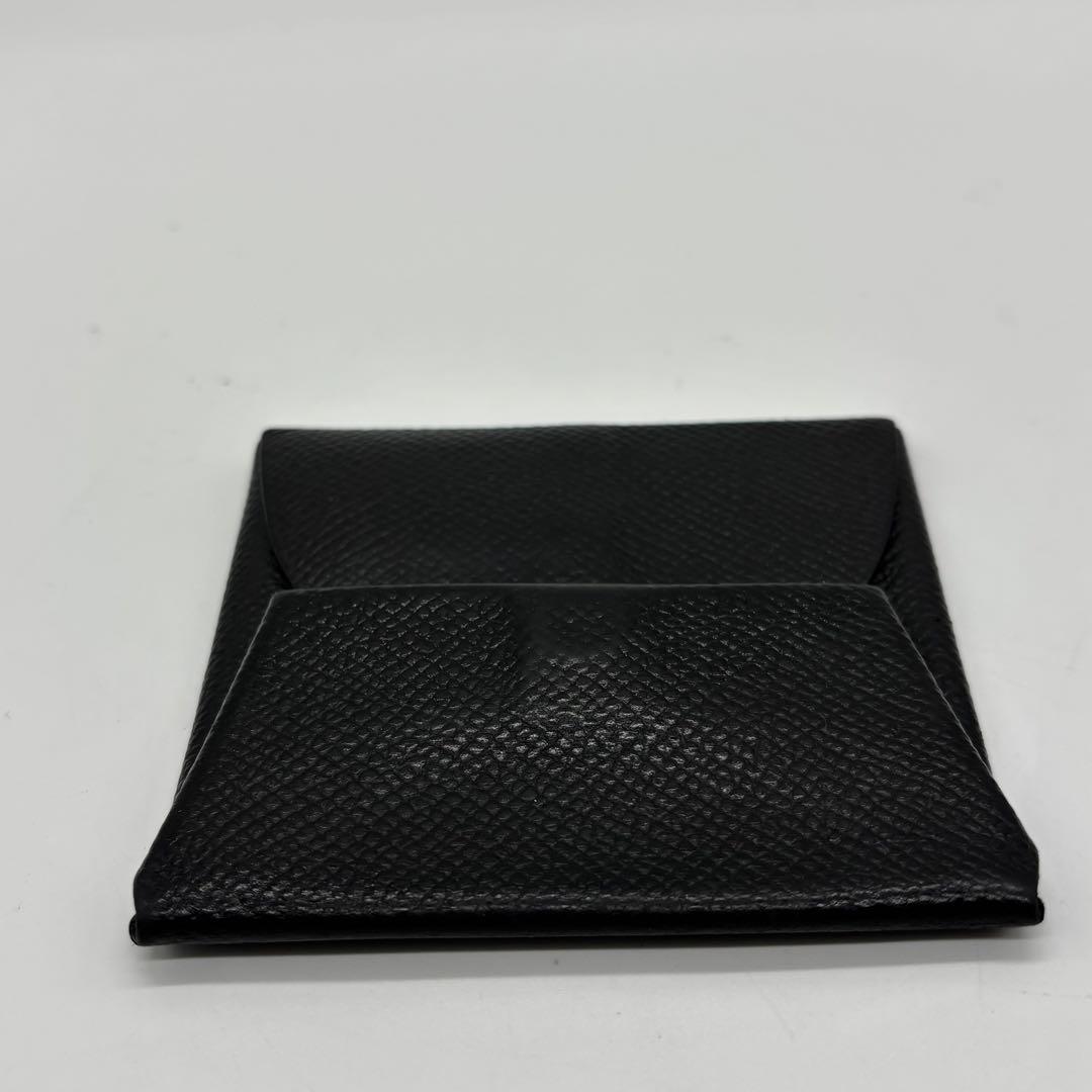 HERMES ケース バスティア レザー ヴォー エプソン ブラック