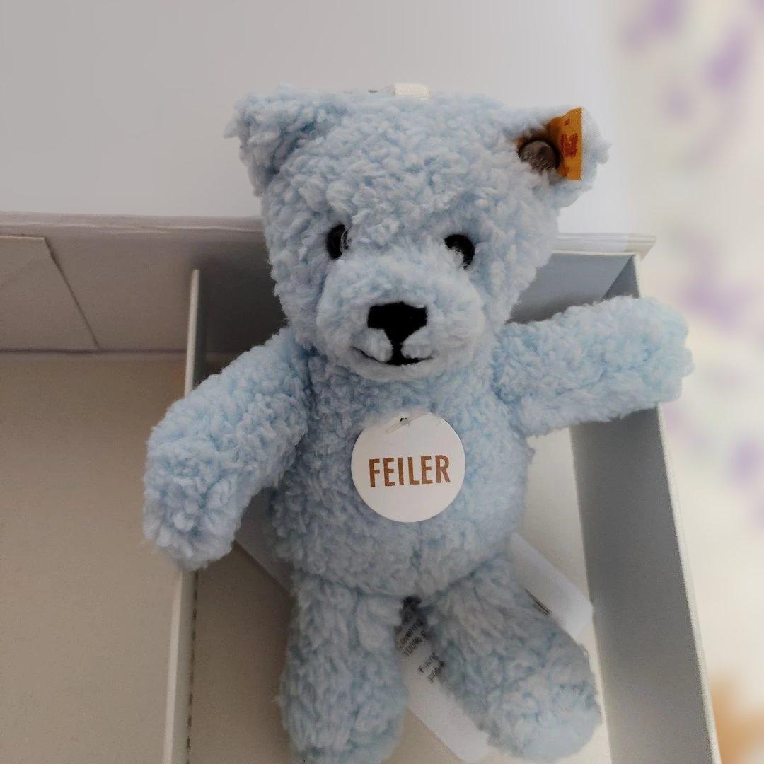 FEILER タオルハンカチとシュタイフぬいぐるみマスコットセット