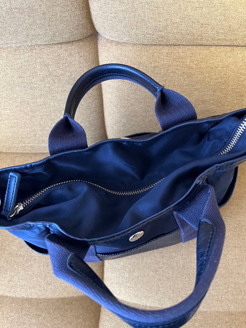 トートバッグ レザー ナイロン