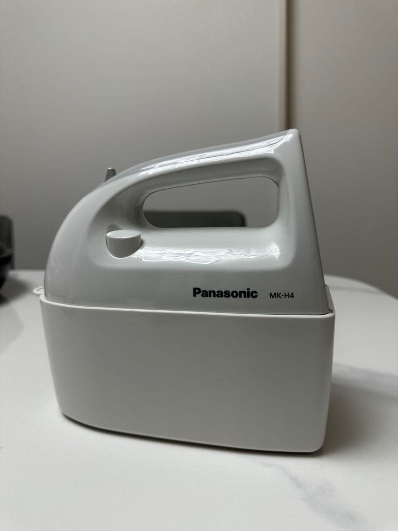 美品】Panasonic ハンドミキサーMK-H4ホワイト泡立て器 - メルカリ