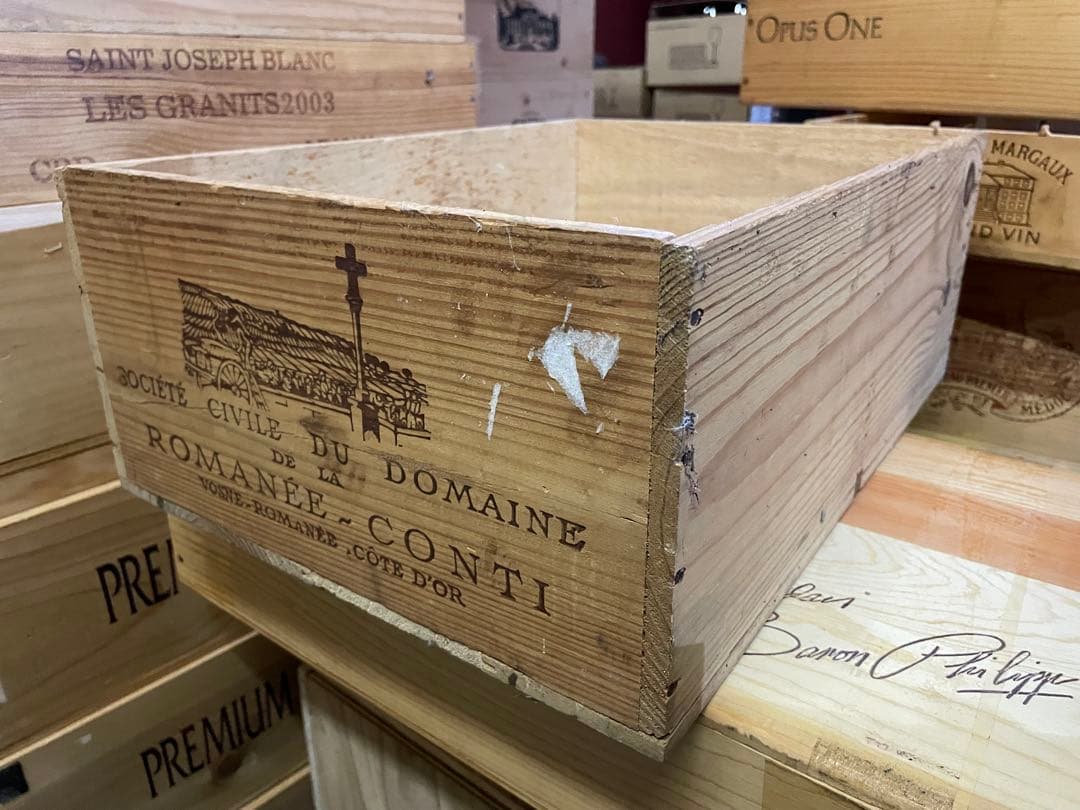 希少！　ロマネ・コンティ 木箱 ロマネコンティ 木箱 (1本用） - メルカリ
