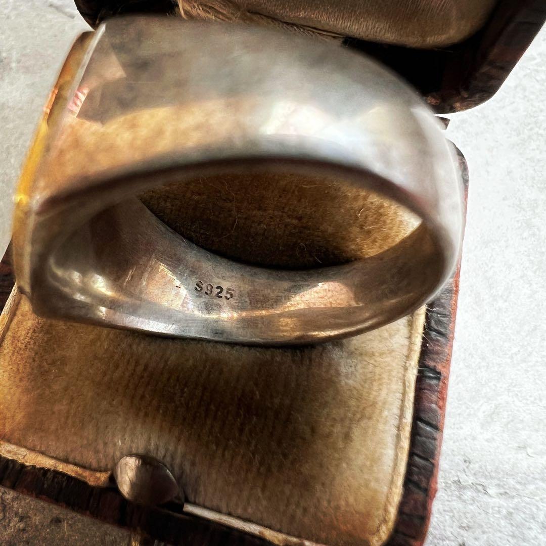 VINTAGE ヴィンテージ シグネット コンビ リング 銀金 指輪 ジュエリー