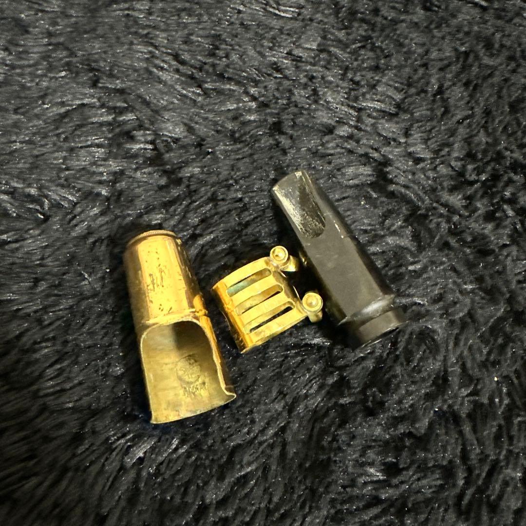 Selmer F ソプラノサックス マウスピース 管楽器 リガチャー カバー付き