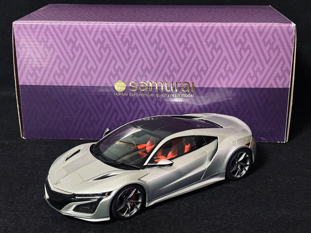 限定400】京商 samurai 1/18 Honda NSX シルバー