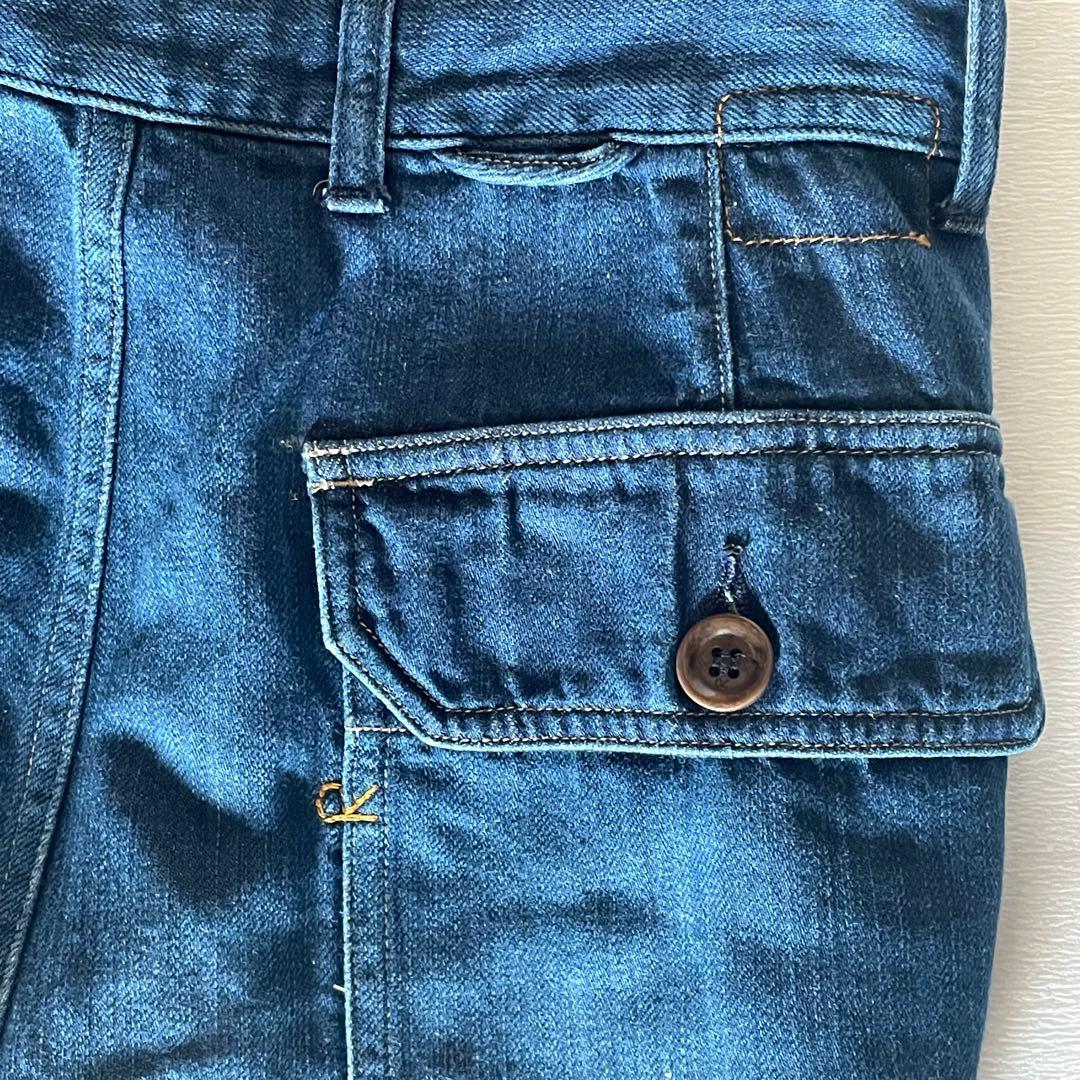 専用商品5181【美品】45R 小麦デニムの908ベイカーパンツ（加工） リネン