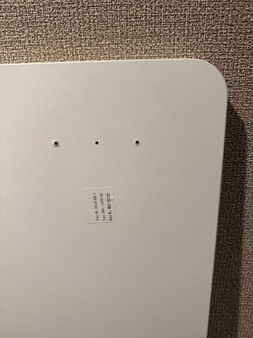 フレキシスポット　天板 140×70×2.5cm ホワイト