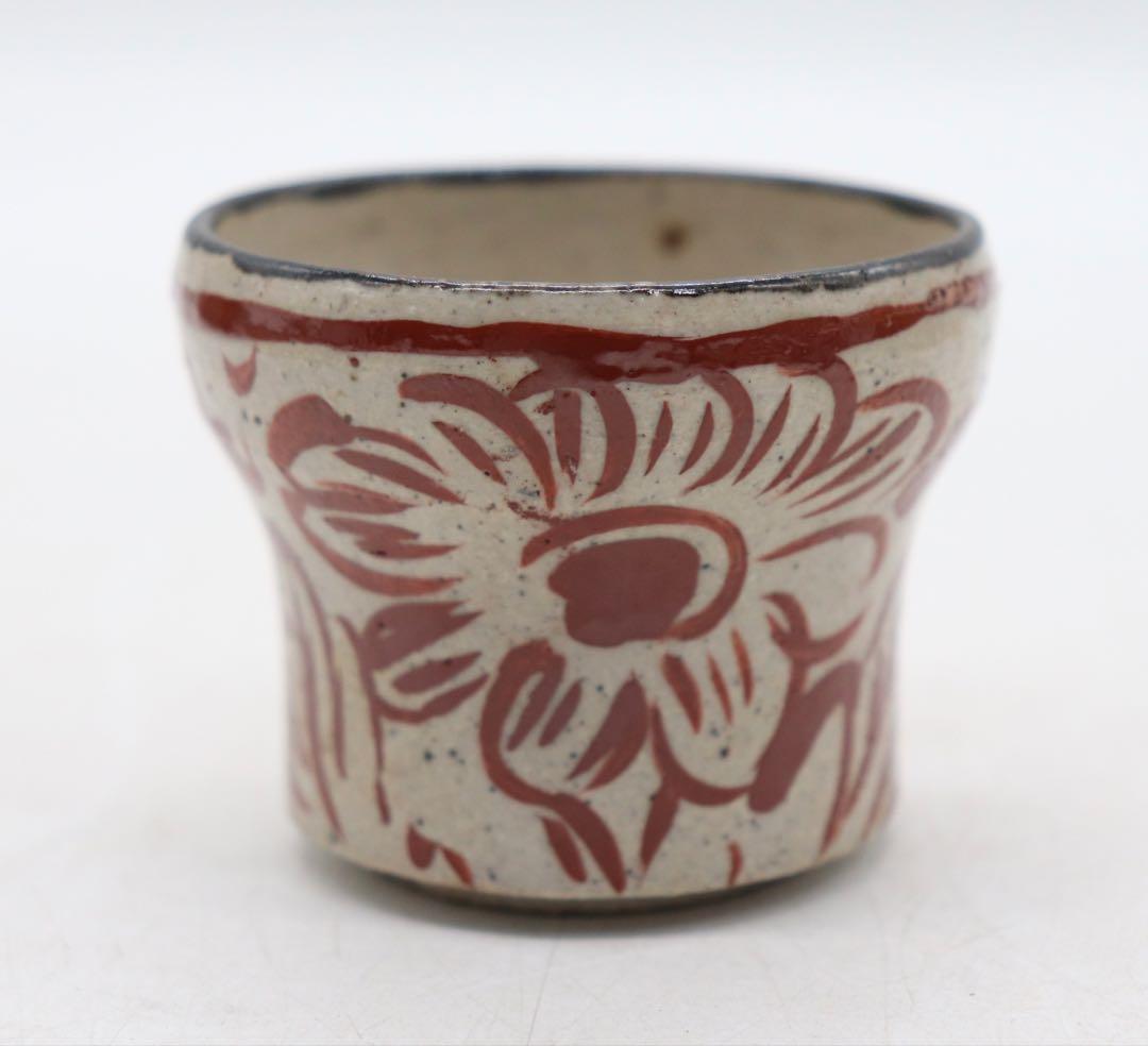 珍品　大森光彦作　鶏血釉茶器セット　茶道具　送料込み251127