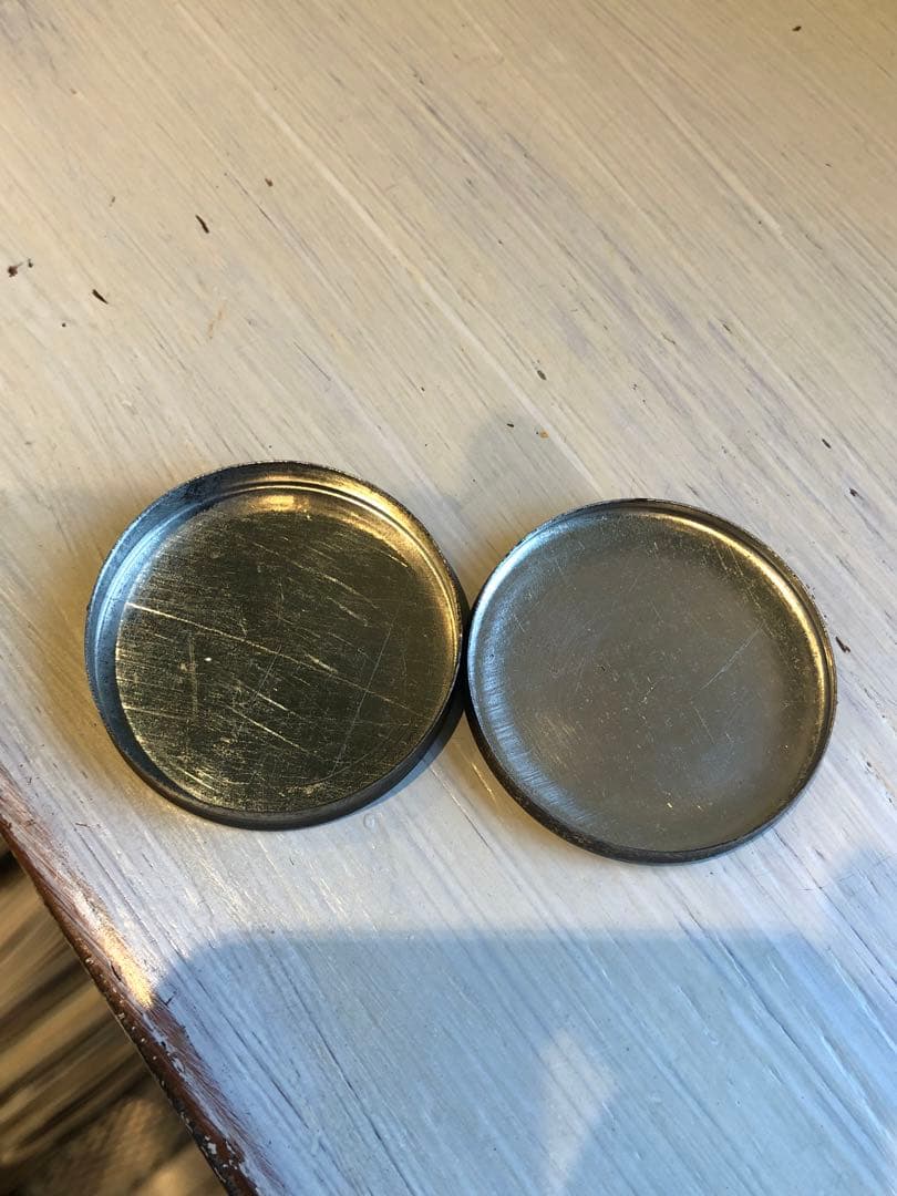 アンティーク デビル 悪魔 ブリキ缶 アドバタイジング