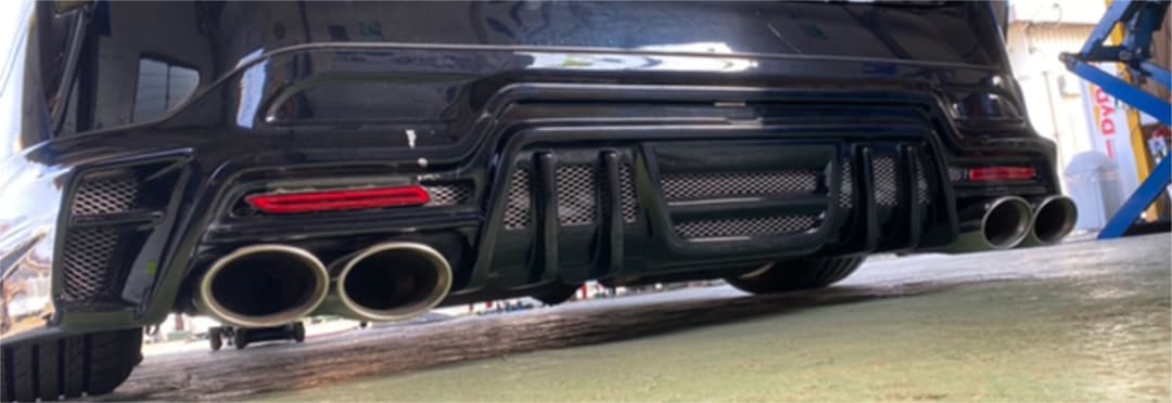 50プリウス　Rowen ハーフエアロ