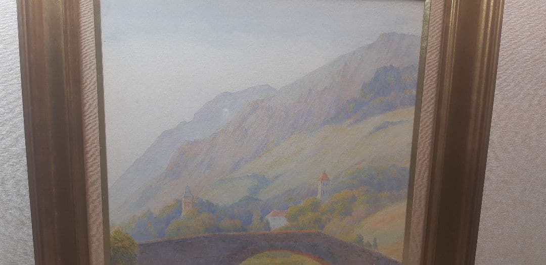 印象派 レオ·デグクレーナ 風景画 (1870-1941) アンティーク