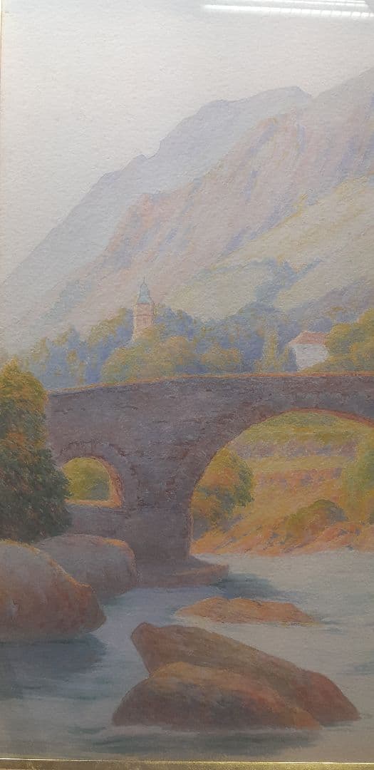 印象派 レオ·デグクレーナ 風景画 (1870-1941) アンティーク