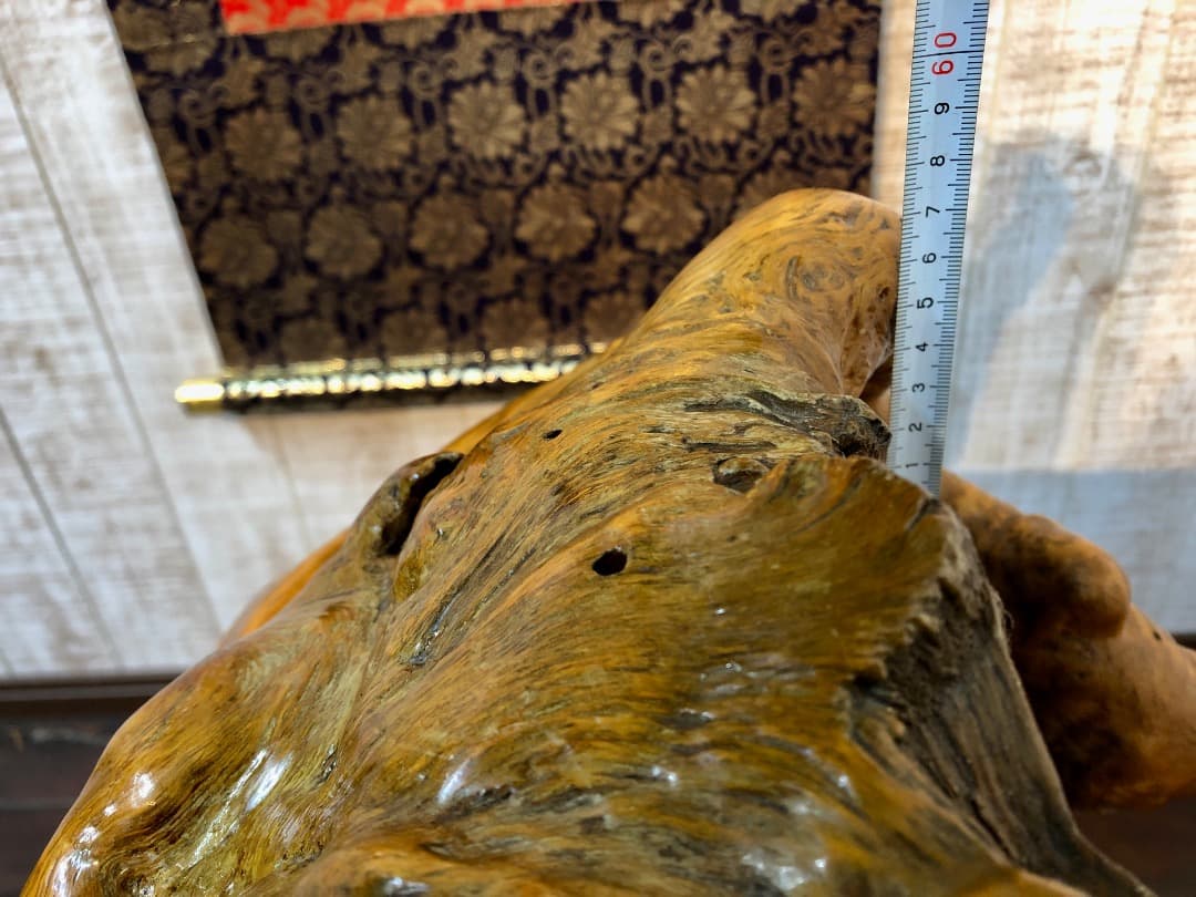 手渡し限定】自然木のアートオブジェ 飾り 昭和レトロ 古民家 床の間