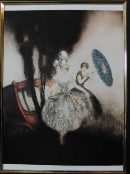 ルイ・イカール限定版・アールデコ/馬車、希少な額装用画集より