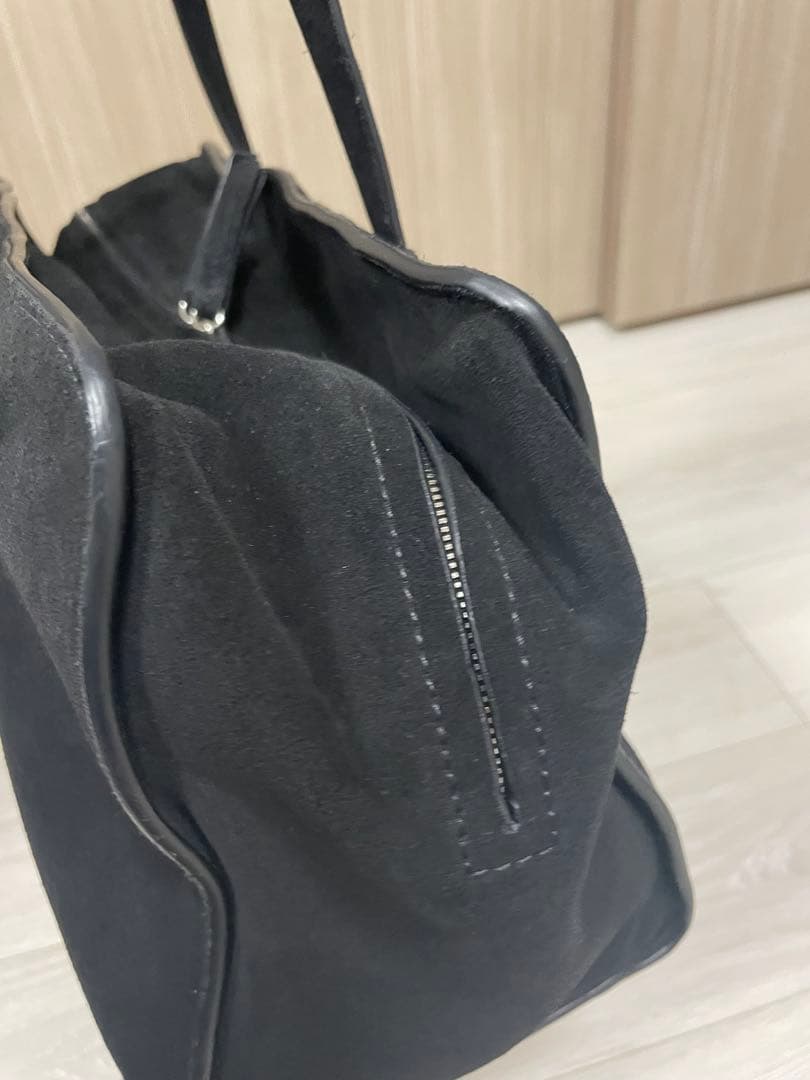 COS コス マレ ボウリングバッグ スエード ショルダーバッグ ハンドバッグ