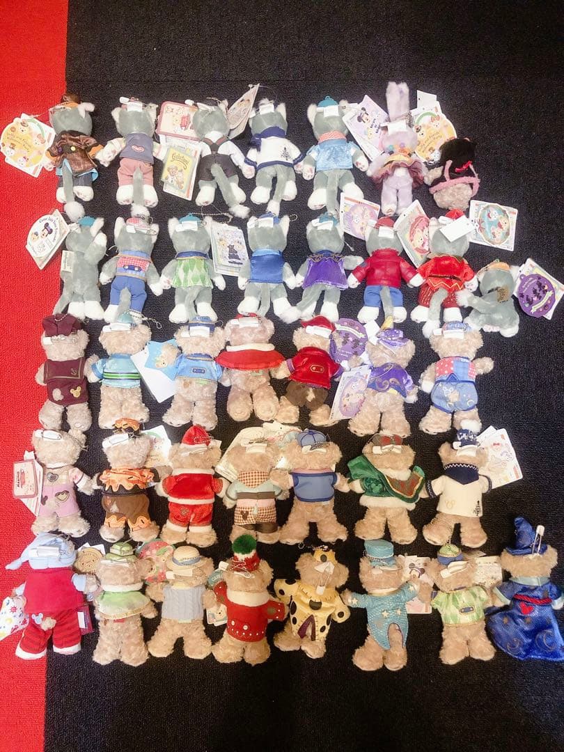 ダッフィーフレンズ ぬいぐるみバッジ まとめ売り