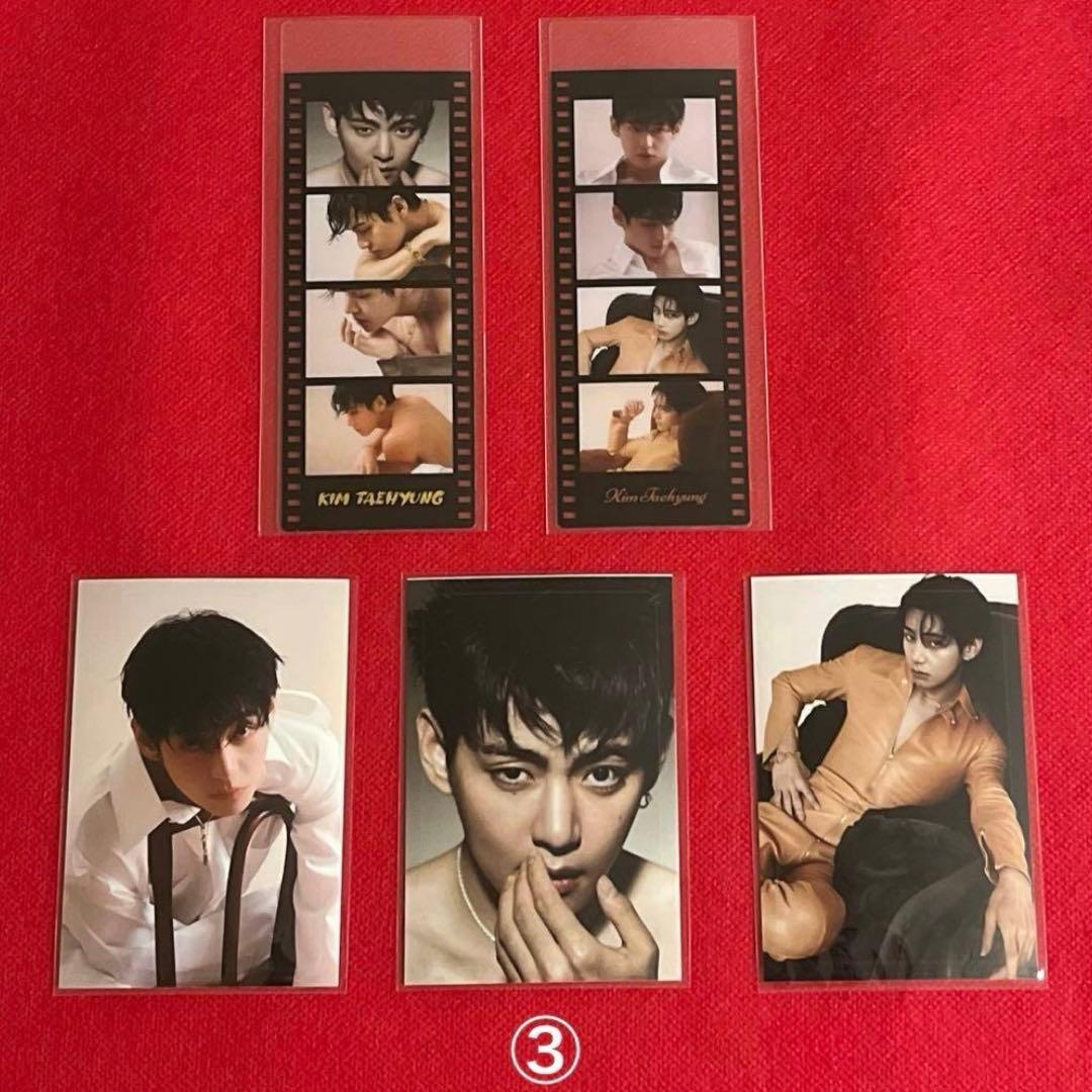 BTS ロングステッカー・ブックマーク・ホログラム両面フォトカード♡Ｖ