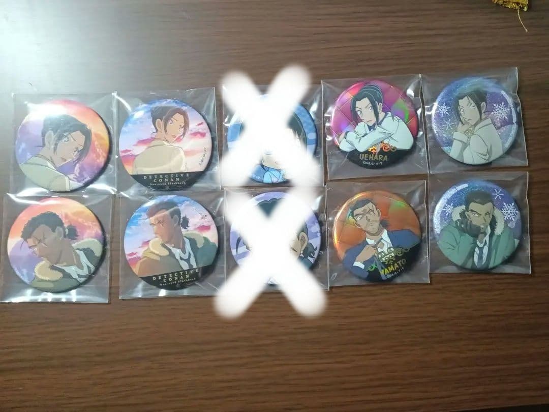 名探偵コナン 缶バッジ セット 上原由衣 大和敢助 セット - メルカリ