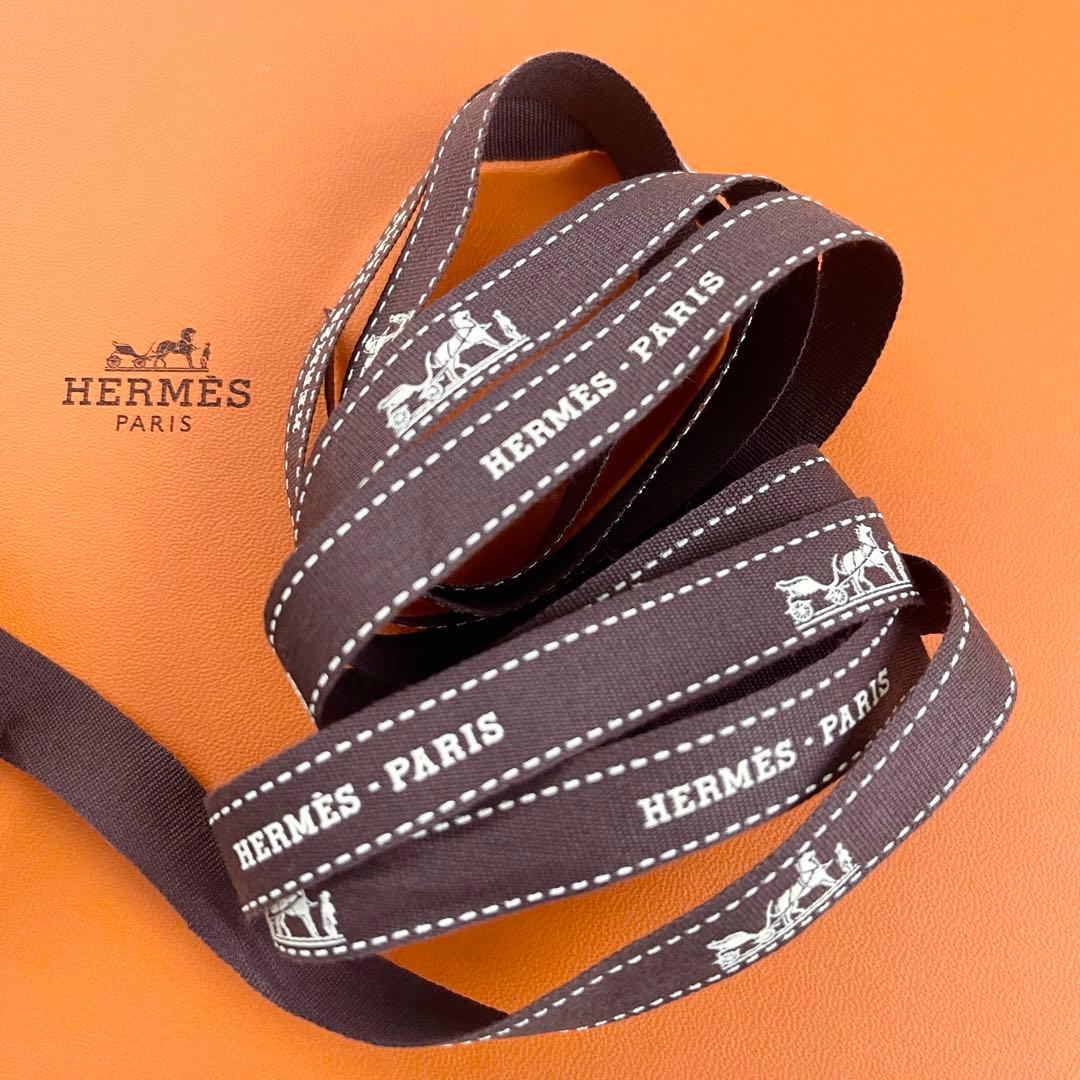 HERMES エルメス ラッピング リボン 長め 183cm - メルカリ
