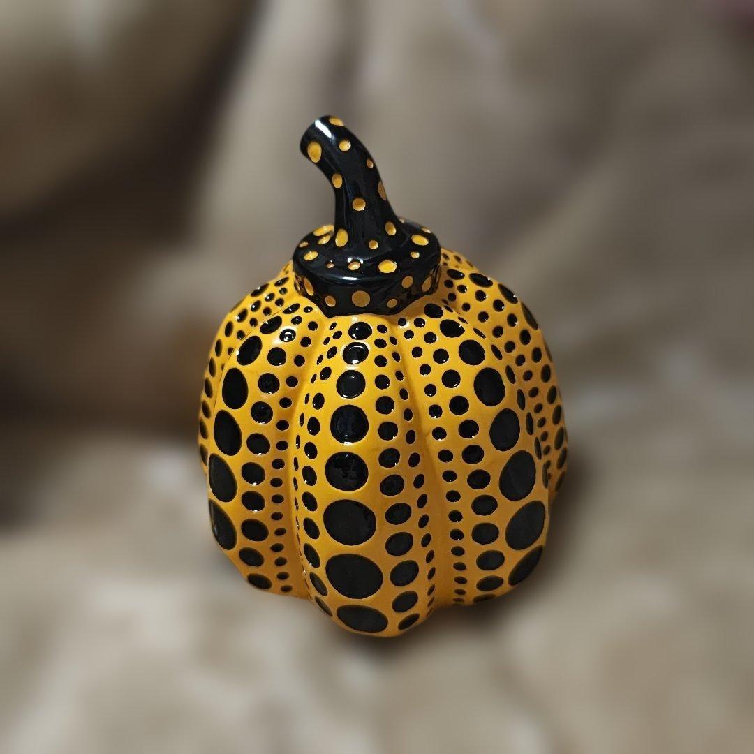 草間彌生 カボチャ （パンプキン） 黄 オブジェ ペーパーウェイト