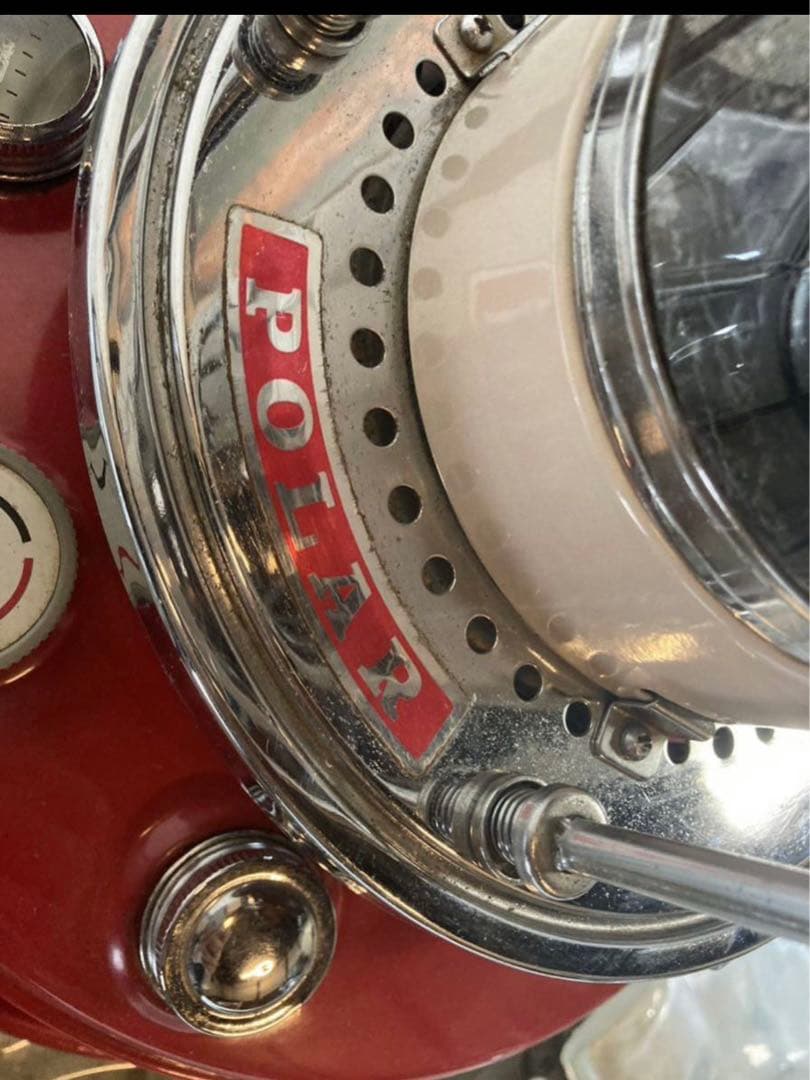 ポーラPOLAR石油ストーブ ブルーフレーム 昭和レトロ ヴィンテージ