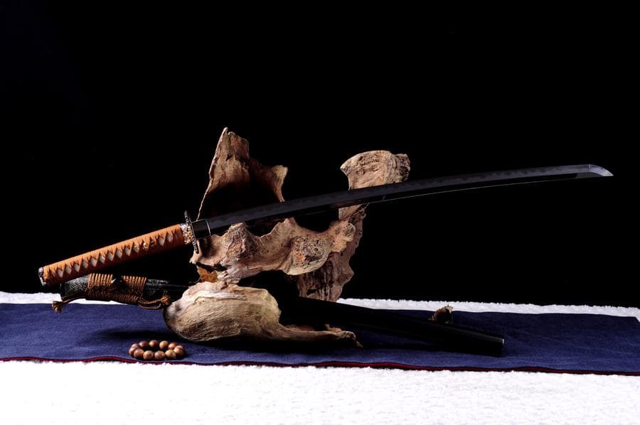 菊一三枚合侍刀 日本刀 模造刀 居合刀 武士道 武蔵 鑑賞用 手鍛造打