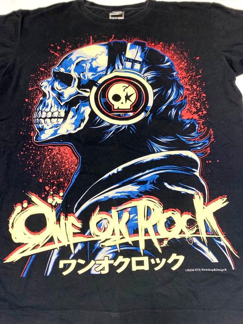 美品 バンドTシャツ one ok rock ワンオクロック Lサイズ スカル