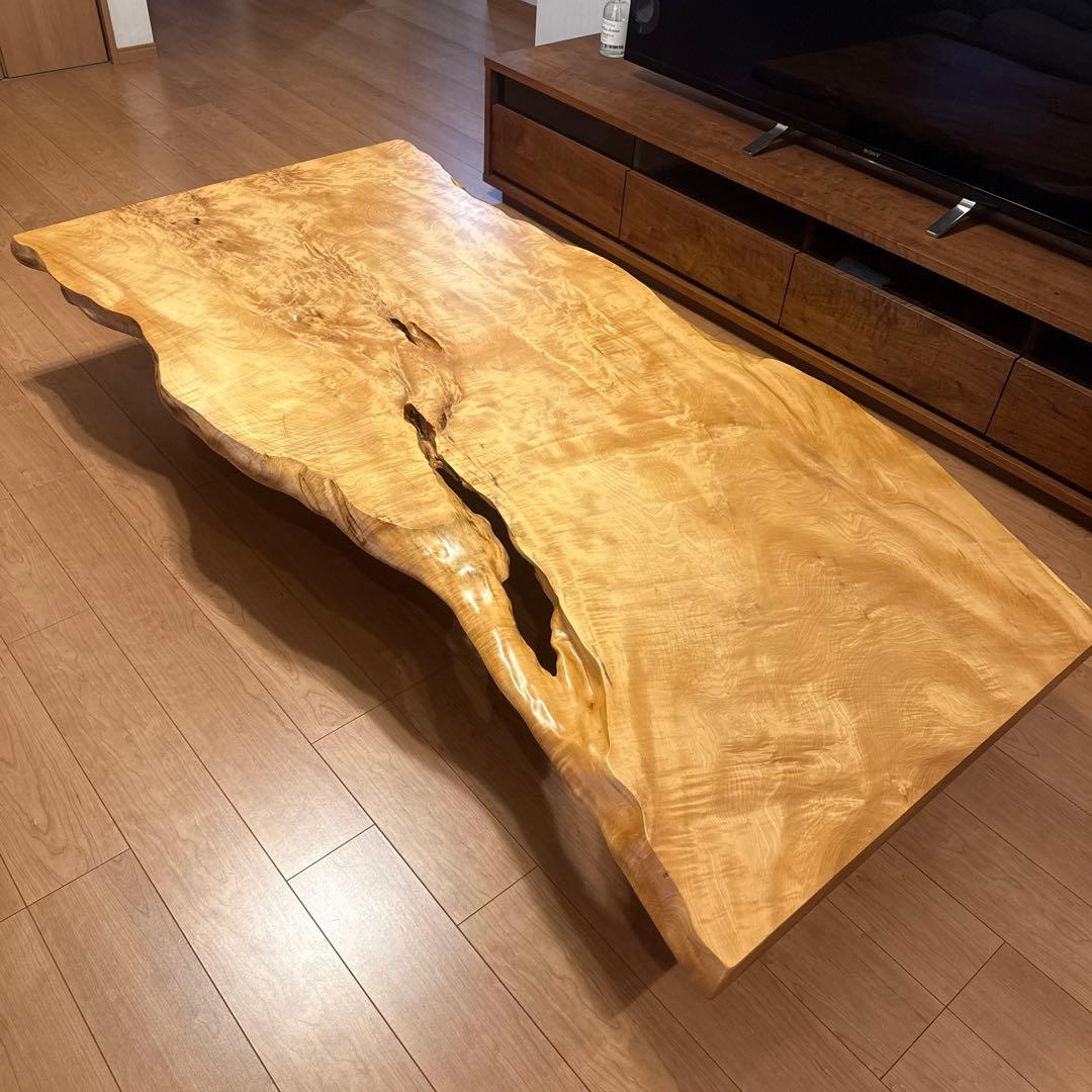 無垢材　一枚板　ダイニングテーブル