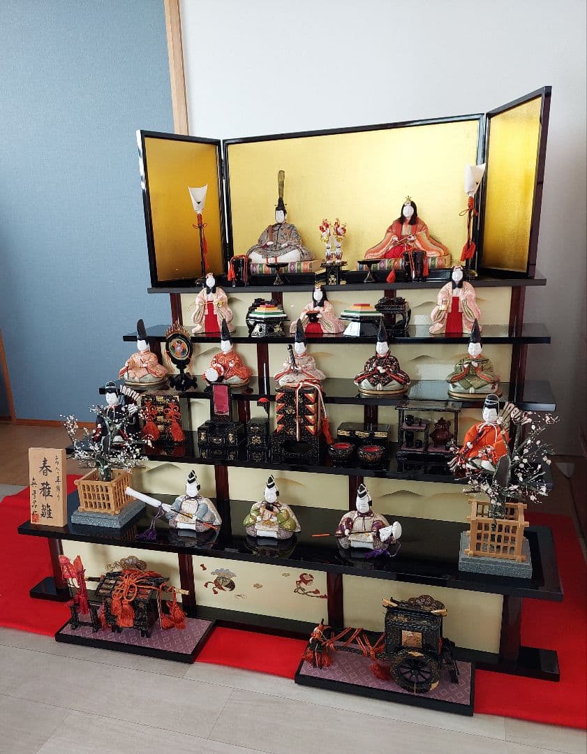真多呂　雛人形　5段飾り　セットA