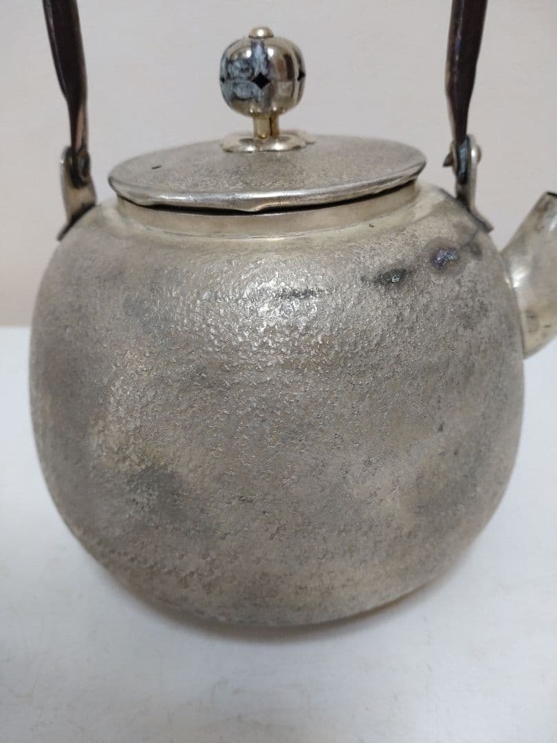 平安銅政 湯沸 共箱 茶道具 煎茶道具 急須 茶注 薬缶