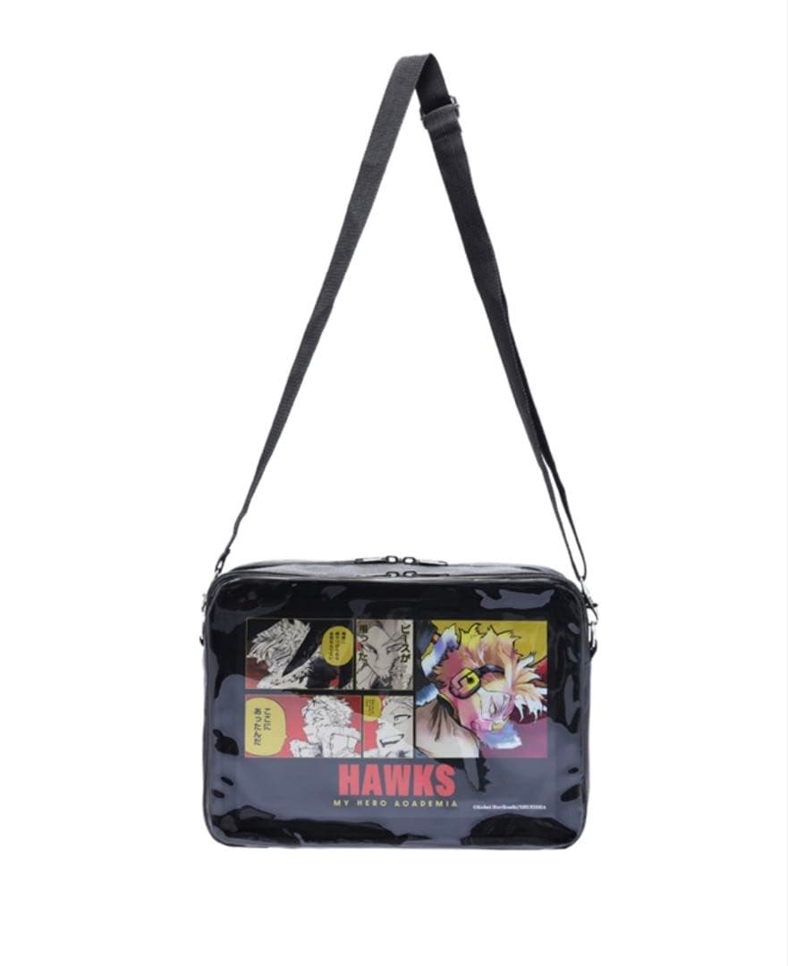 ヒロアカ 魅せ窓 ショルダーバッグ バースデー 2025 ホークス チャーム付き