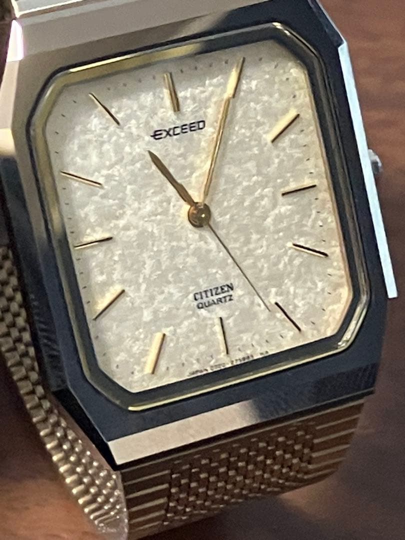 citizen exceed 2730-273699 ゴールドカラー
